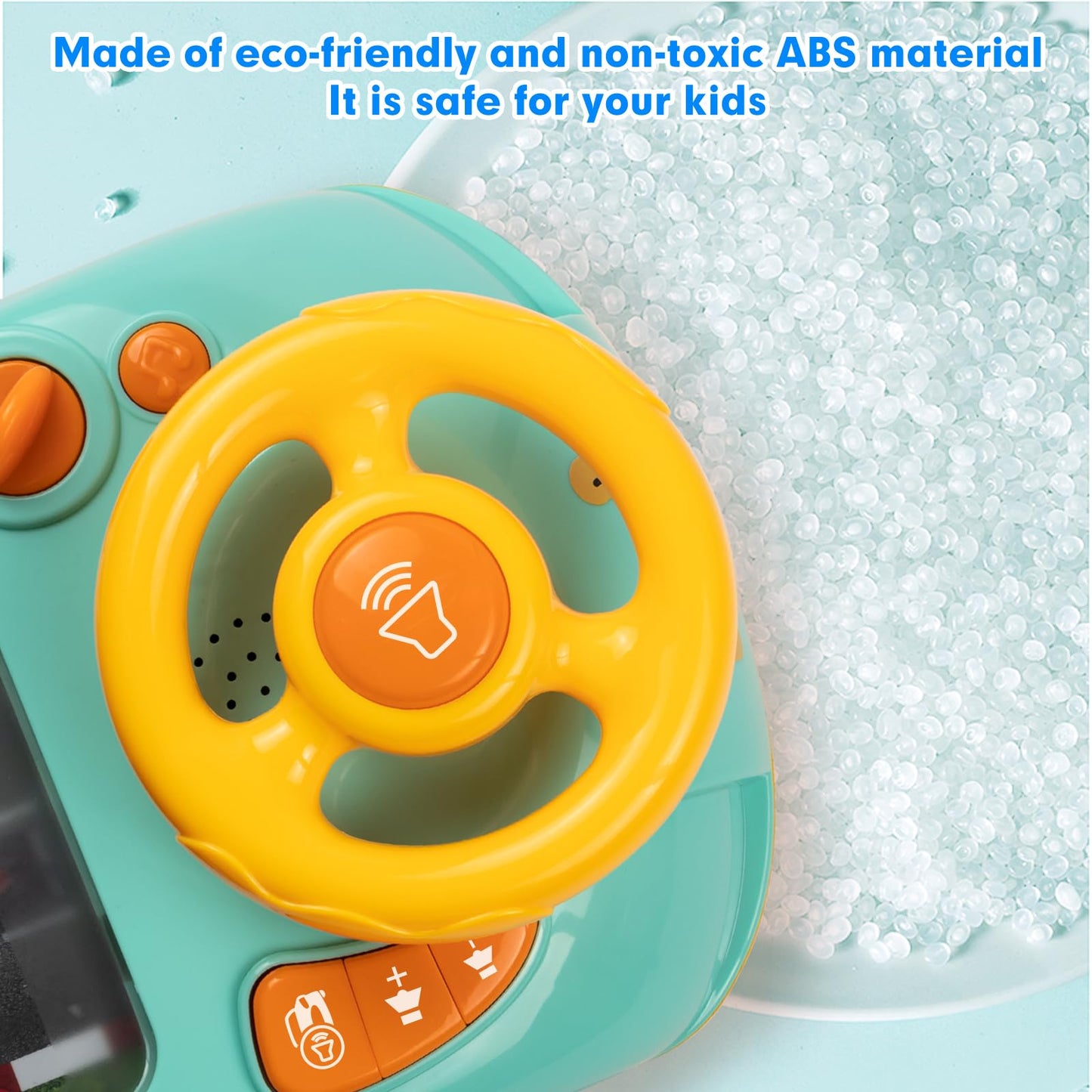 Car Racing Adventure – Educational Interactive Steering Driving Toy for Kids