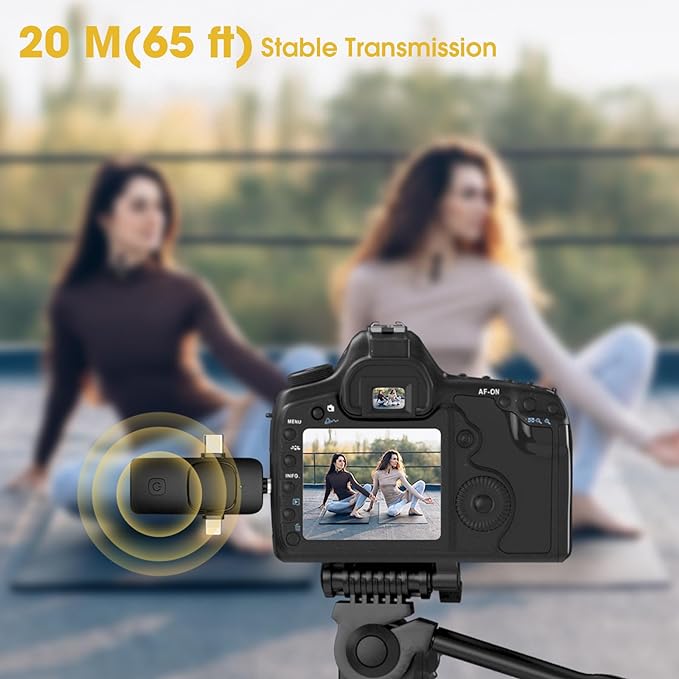 Mini Wireless Lavalier Streaming Microphone