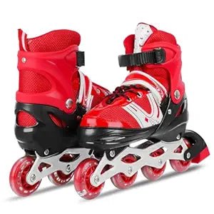 Generic Power Super Adjustable Inline Skates (7-8 Years)