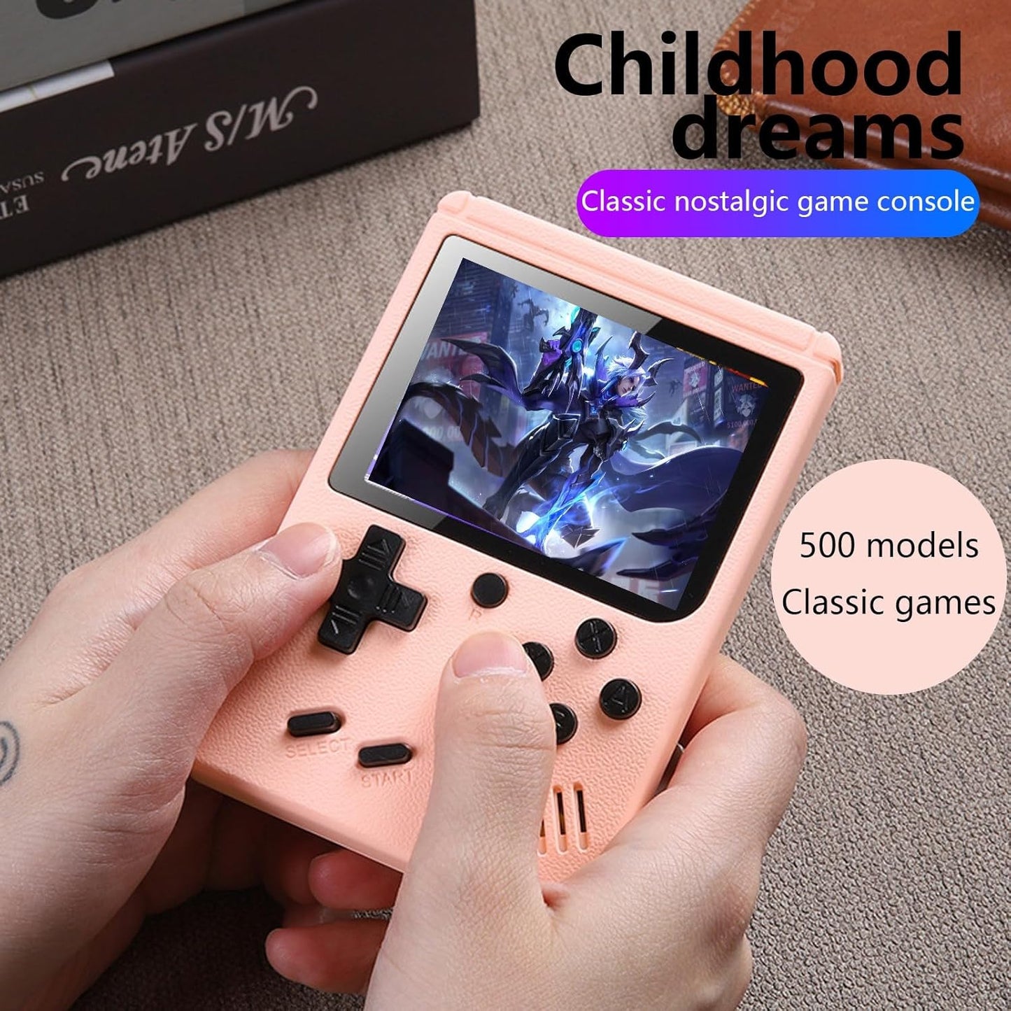 500-in-1 Handheld Palm Game Player
