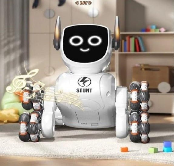 8‑Wheel Multi‑Functional Robot Dog with Remote Control