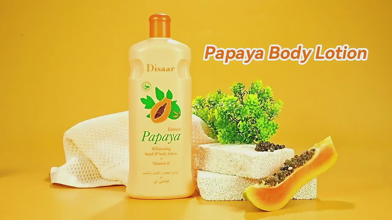 Disaar - Papaya Extract Whitening Hand & Body Lotion + Vitamin E