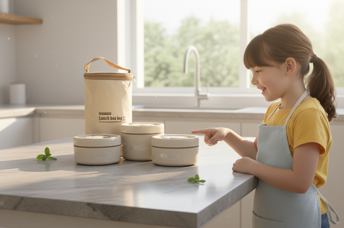 Generic Compact Lunch Box Set