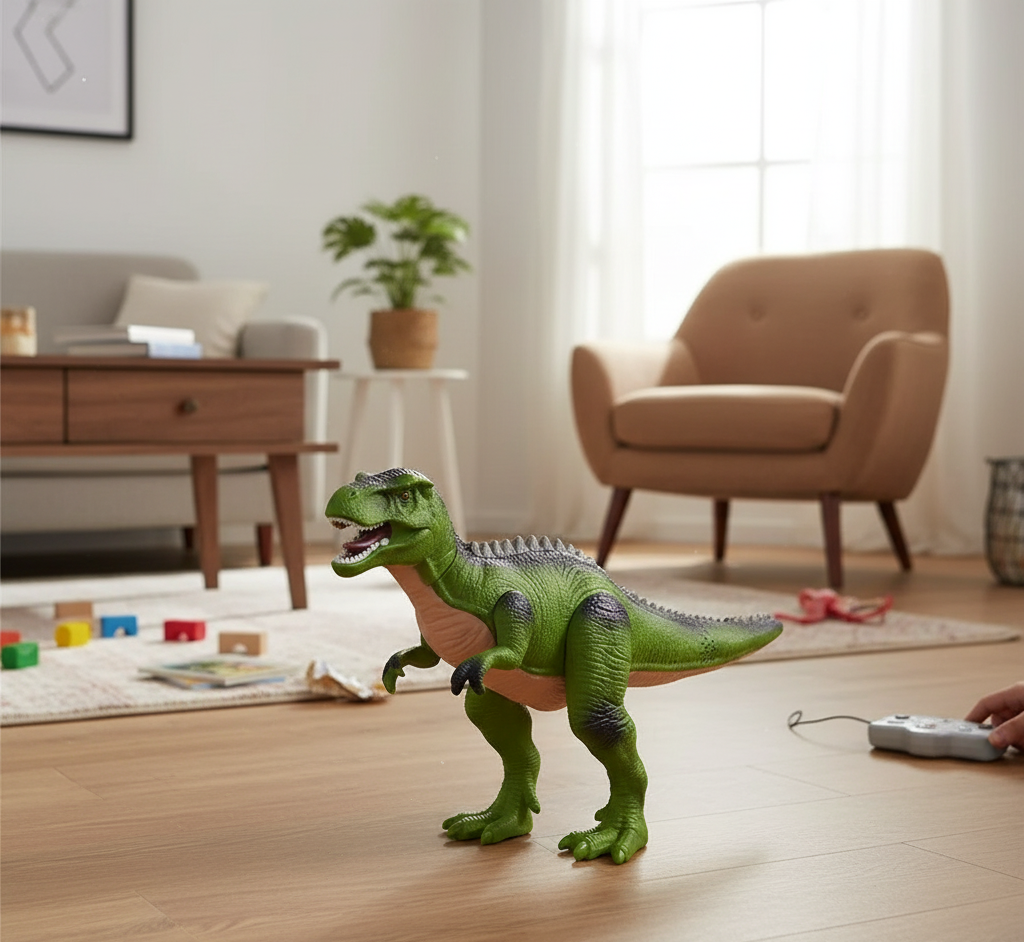 Dilophosaurus Dinosaur Toy with Remote Control