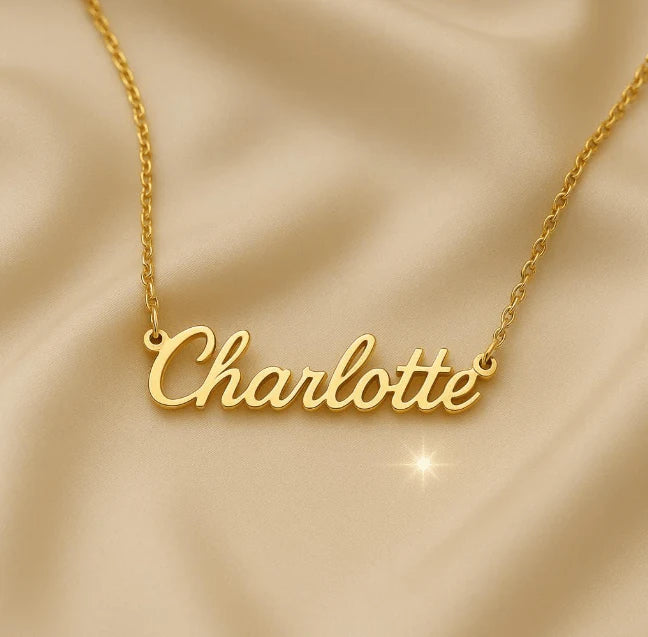 Custom English Name Necklace