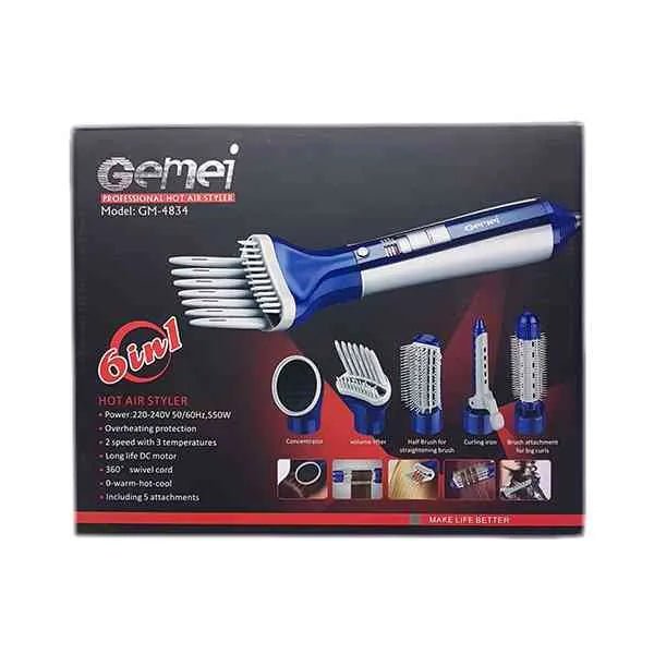Gemei - 6 in 1 Hot Air Styler