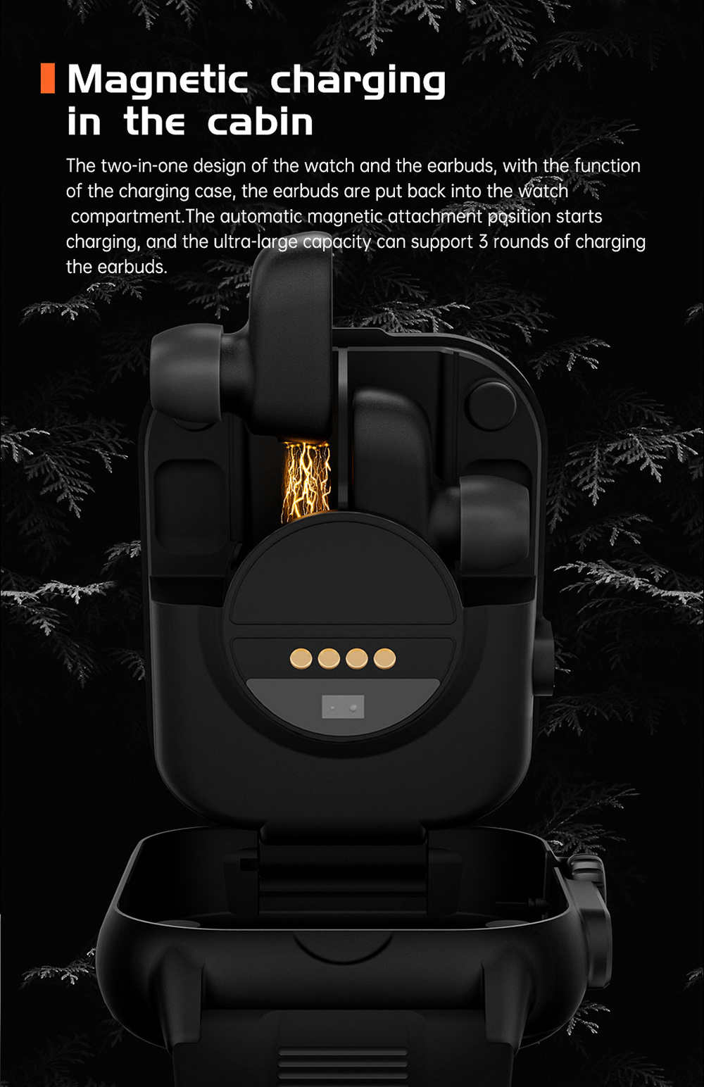 Hepu - 2-in-1 Smart Watch and Earbuds