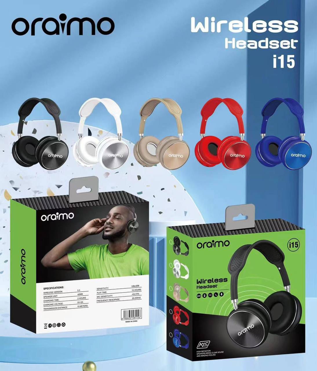 Oraimo - Stereo Wireless Headset