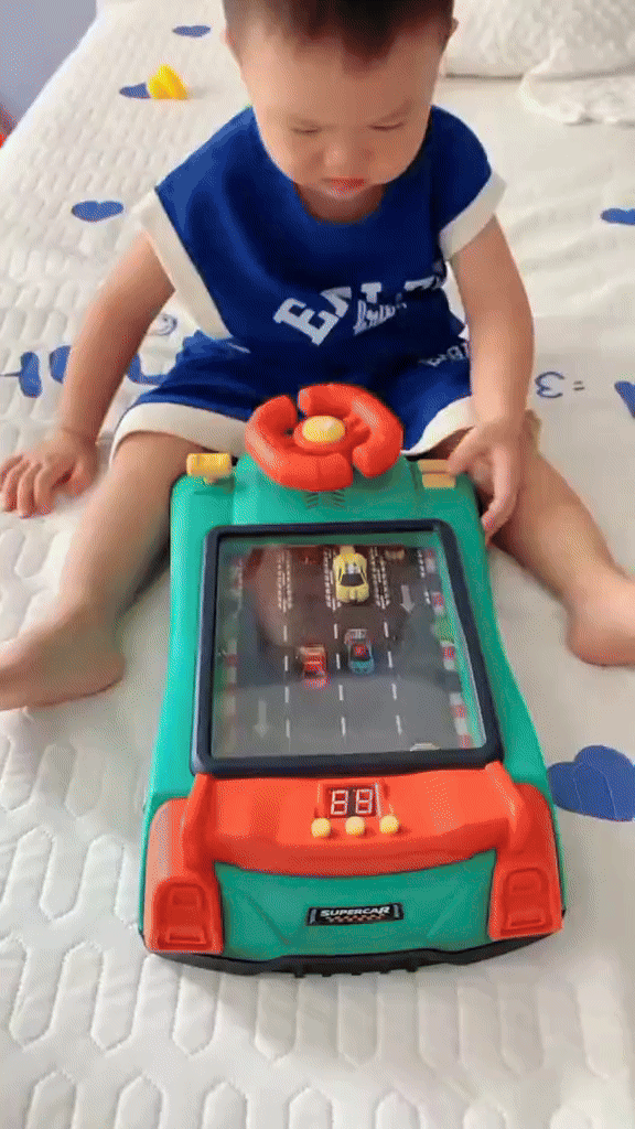 Car Racing Adventure – Interactive Steering Driving Toy for Kids