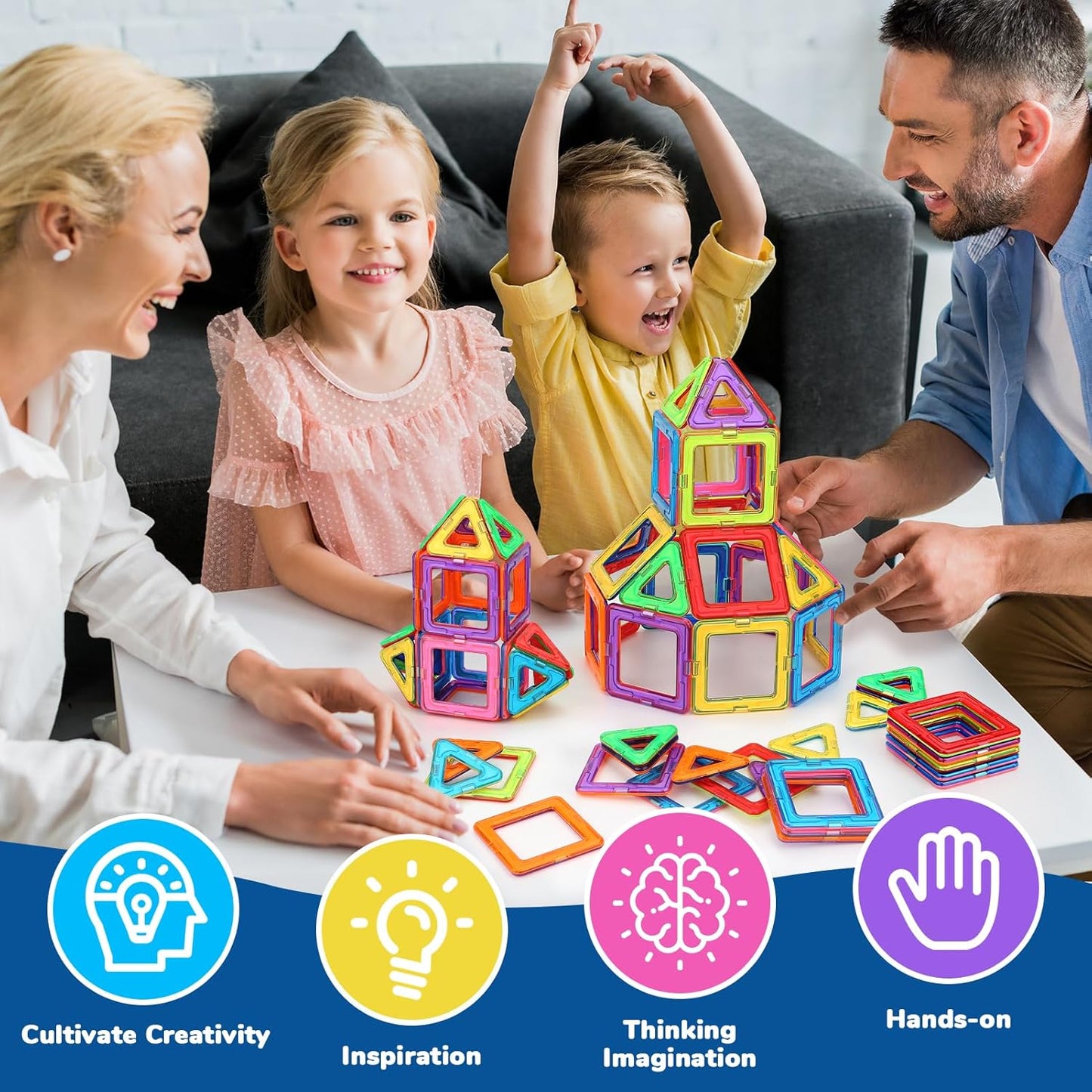 STEM - Magnetic Building Blocks Set